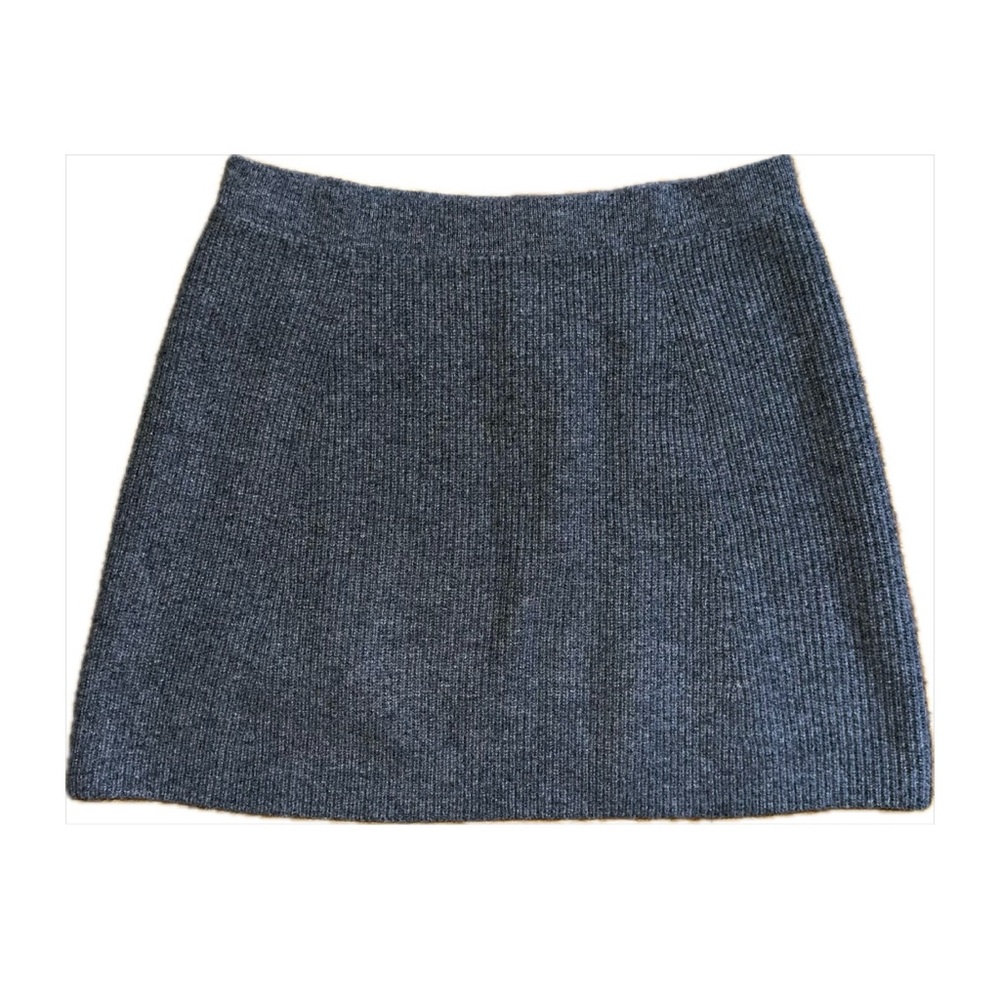 Uniqlo c Gray knit mini Skirt